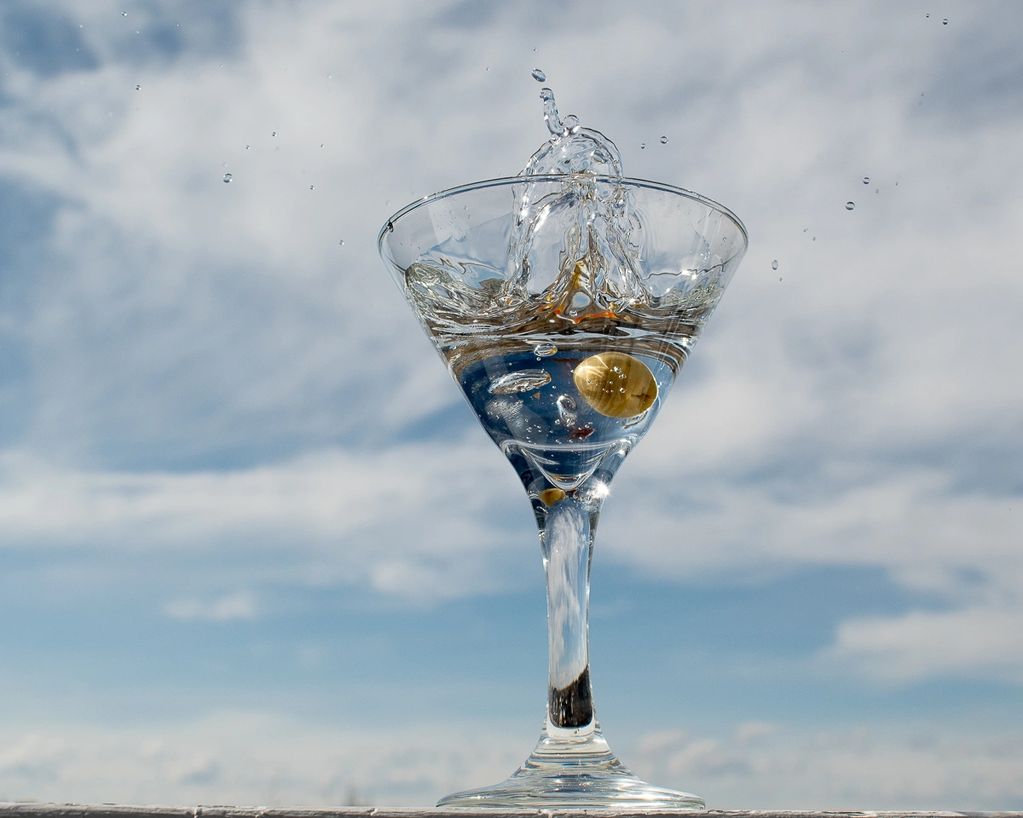 Splash of olive in martin 
