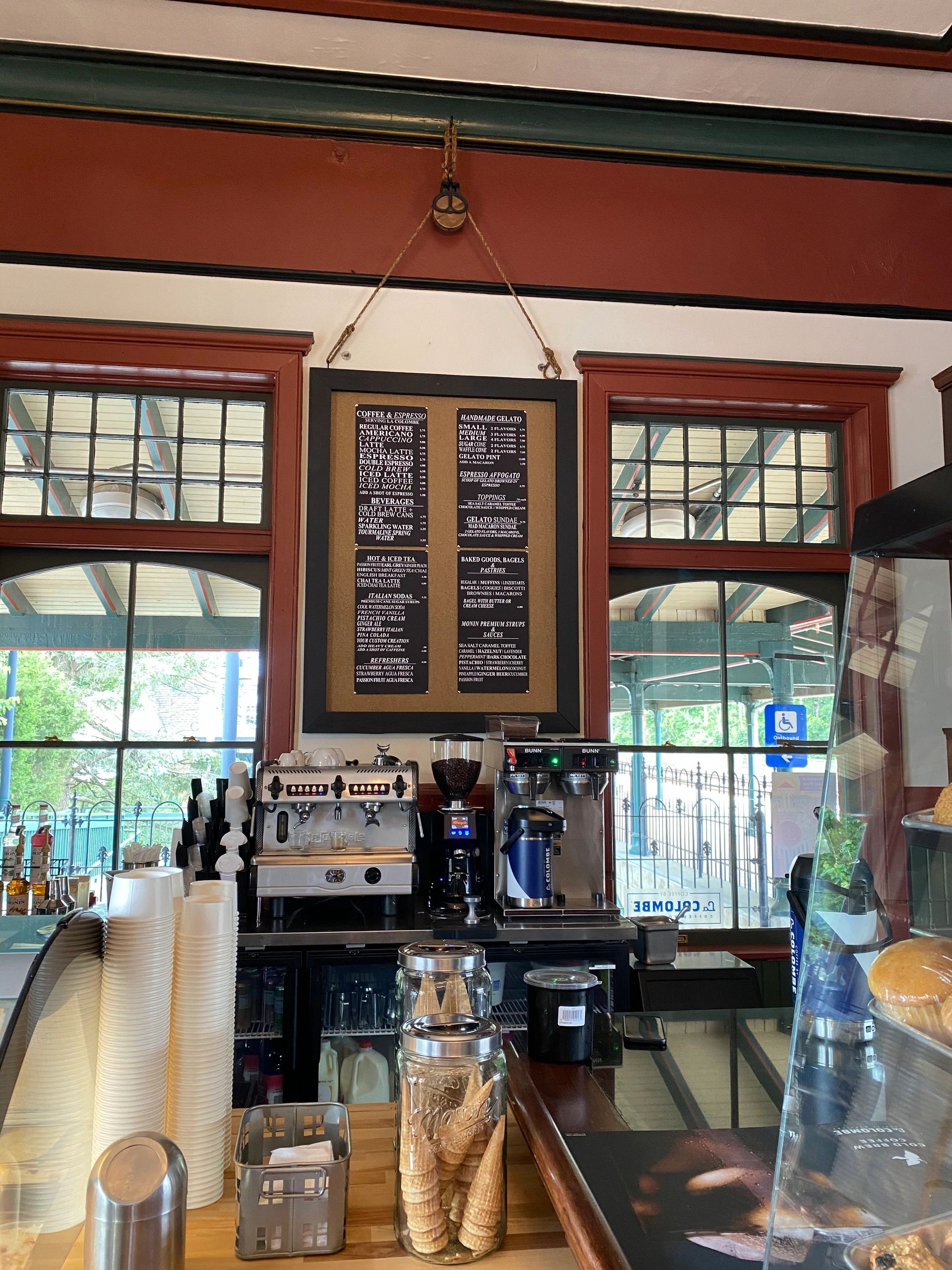 Gelato, Coffee - Mad Anthony Wayne Cafe - Wayne, Pennsylvania