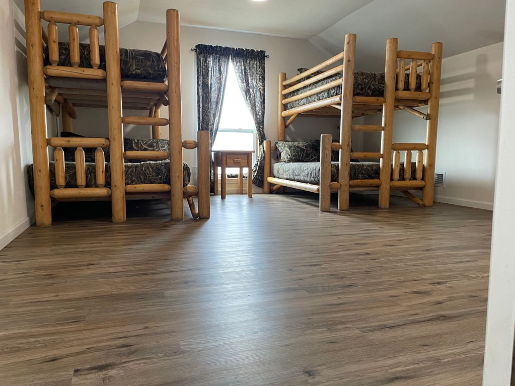 we can sleep large groups with multiple types of sleeping arrangements 