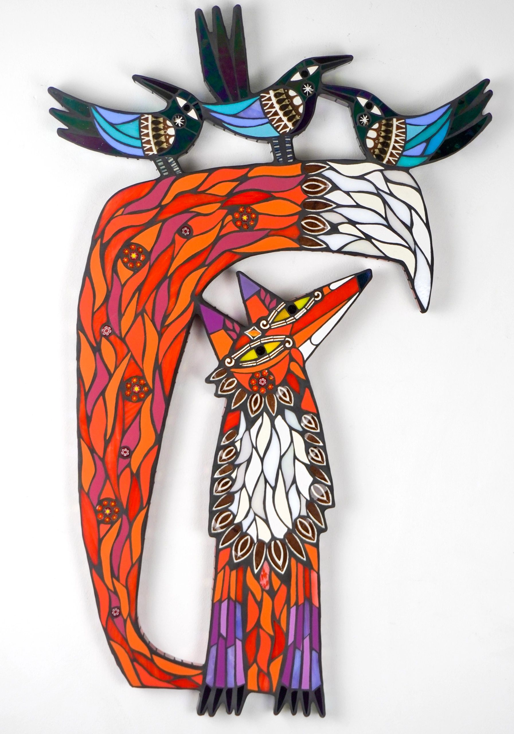The Orators
Mixed-media mosaic