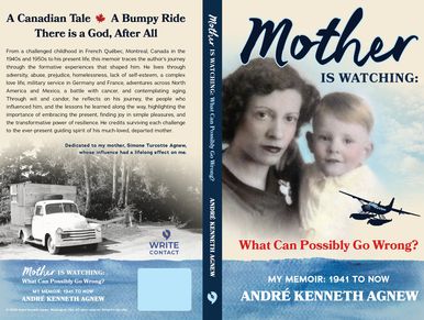 Book cover of memoir "Mother Is Watching" by Andre Kenneth Agnew.