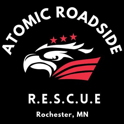 atomic roadside assistance logo