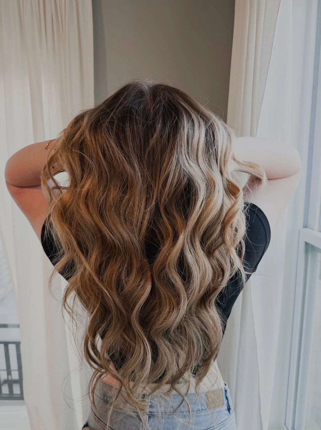 Extension Installation — seamless length, natural blend, undetectable finish.