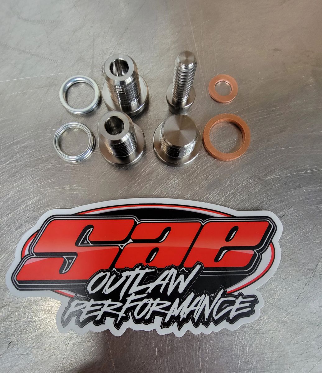 Hayabusa Titanium Oil Galley Plug Kit