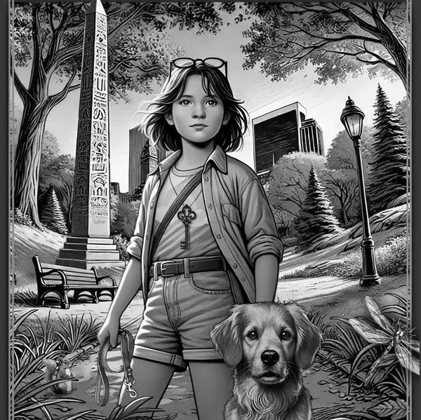 The Book Cover Art for Max & Layla's Epic Adventure: The Secret Garden by Dominic Presscott