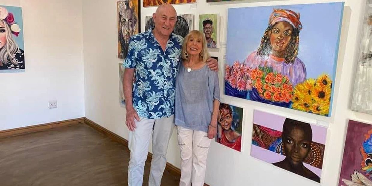 Lady Jan Art, lady Janine fine artist, Janine downing portrait artist from cape town