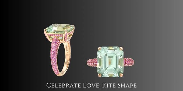 custom made mint green tourmaline ring: 7.70-carat gem, pink sapphires, timeless elegance.