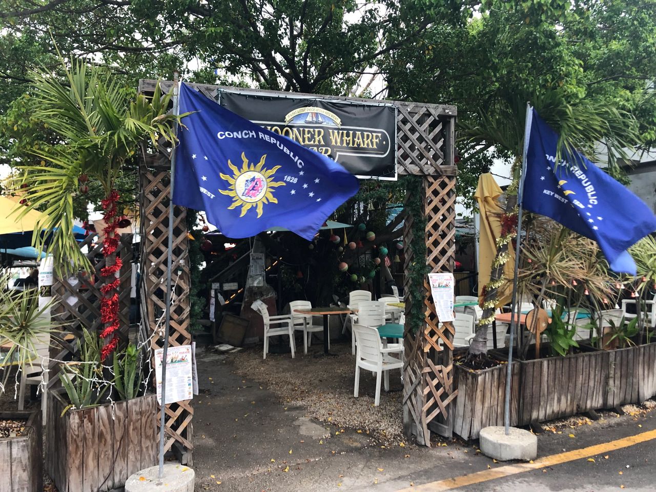 Schooner Wharf in Key West. It's open 21 hours a day with seven hours of happy "hour."