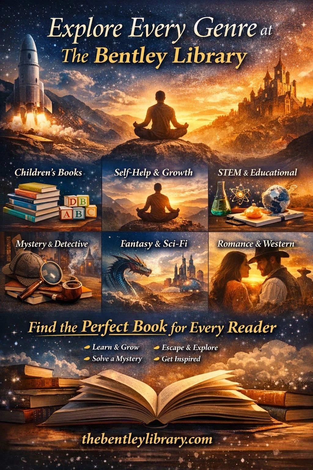 Explore Books by Genre: Find Your Next Great Read