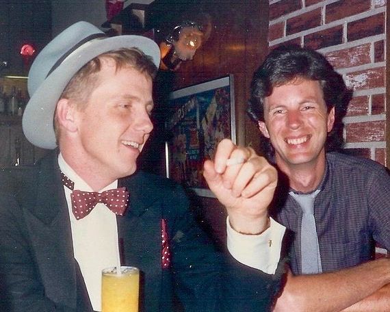 Bob S. with Friend harry Anderson