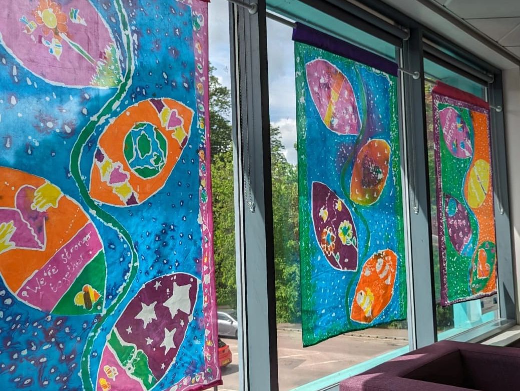 Bicester Schools Art Festival with various local primary schools and artist Emily Cooling