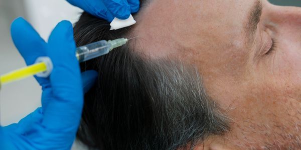 Clinical hair loss treatment results at Dr. Singh's Cosmedica, Halasuru, Bengaluru.