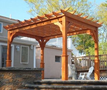 Cedar Pergola, Wood Pergola, Aluminum Pergola