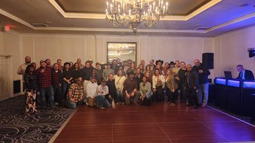 My first corporate event teaching Country Line Dancing February 2025