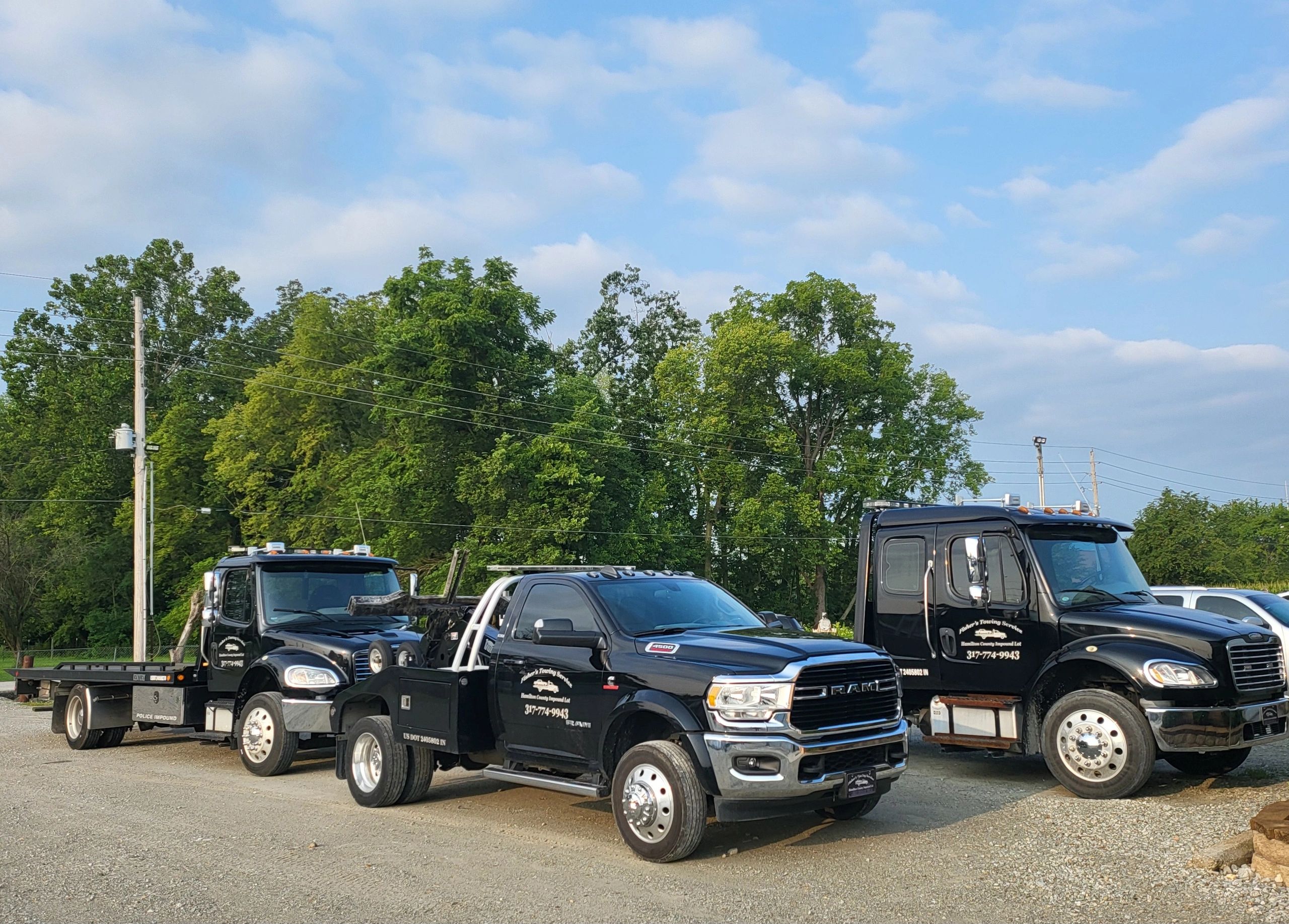 Fishers Towing Service logo