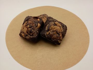 Peanut butter brownie