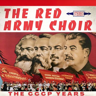 THE CCCP YEARS by THE RED ARMY CHOIR, original cover with Marx, Engels, Lennin, Stalin (c) FGL MUSIC