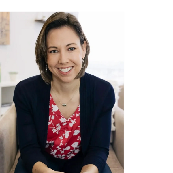 Supportive counselor smiling ready to help