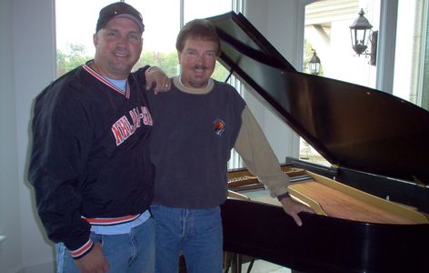 Dewayne Boyd tuning Garth Brooks Grand Piano