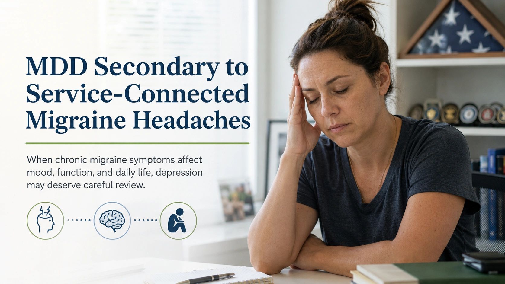 Depression secondary to migraines: nexus letters