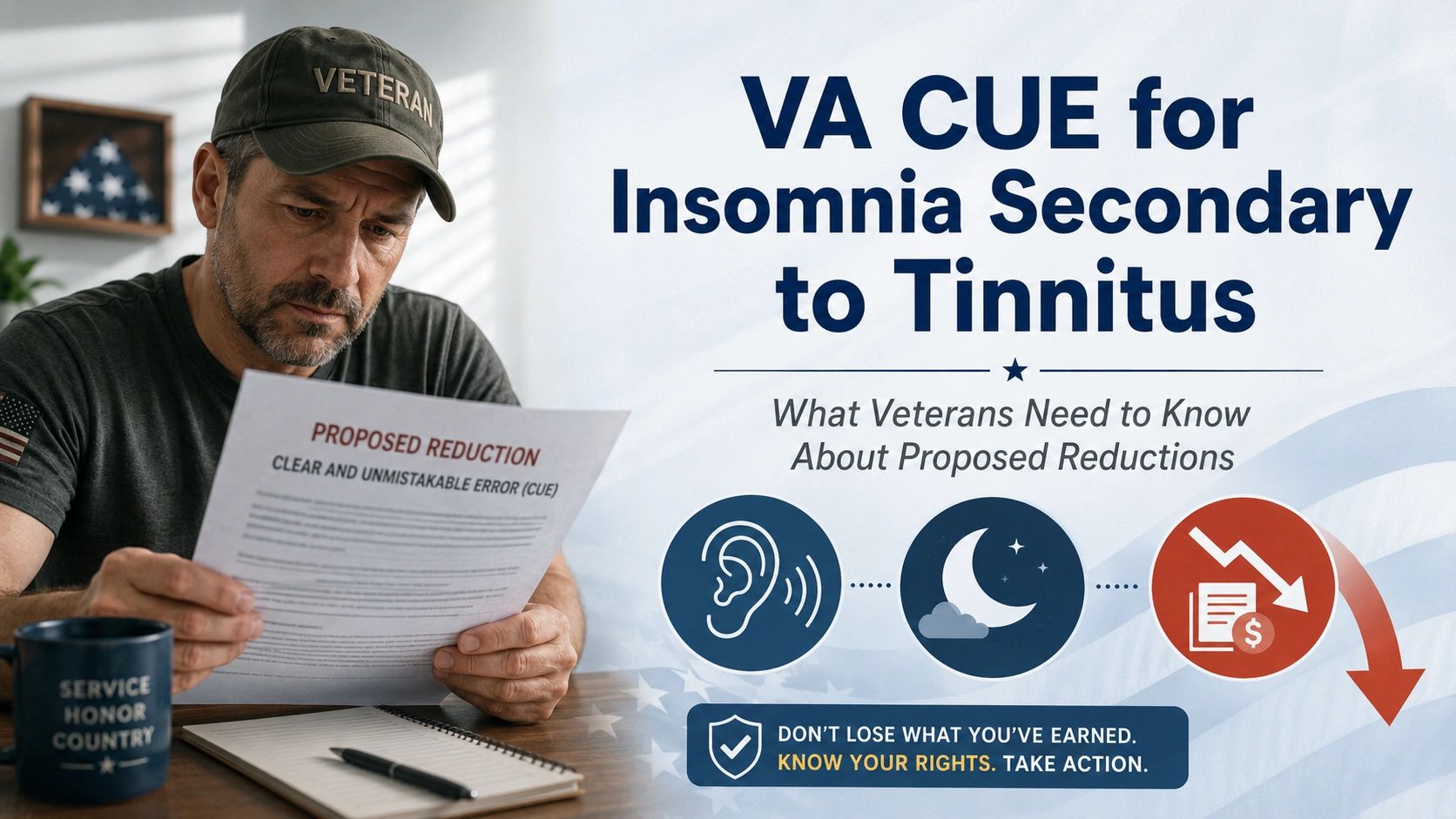 VA CUE for Insomnia Secondary to Tinnitus