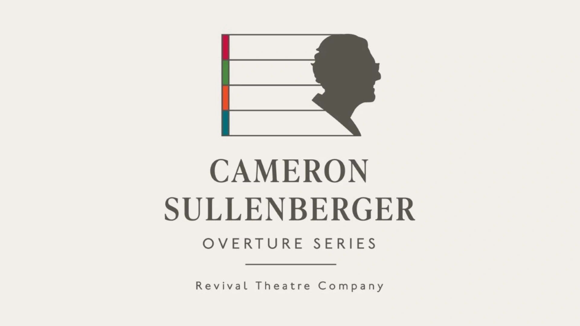 Logo of Cameron Sullenberger Overture Series by Revival Theatre Company.