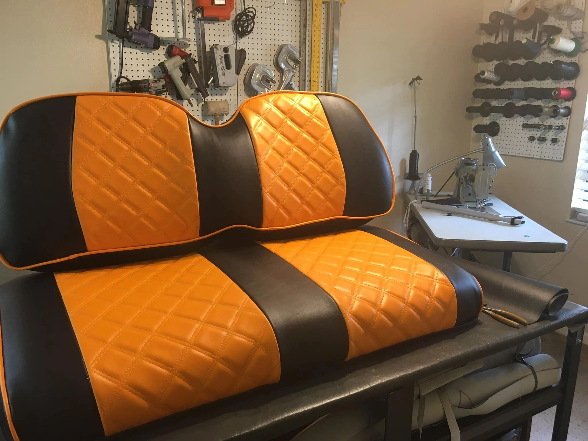 THE UPHOLSTERY PLACE Golf Cart Seats, Upholstery Work