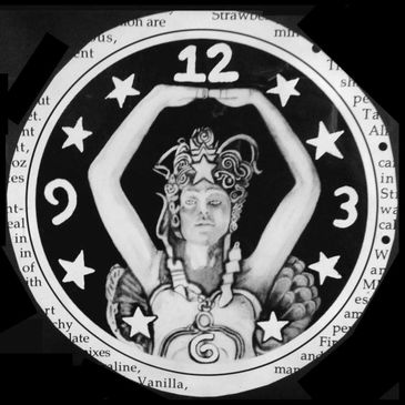 Hand drawn illustration by graphic artist Lee Maverick. 