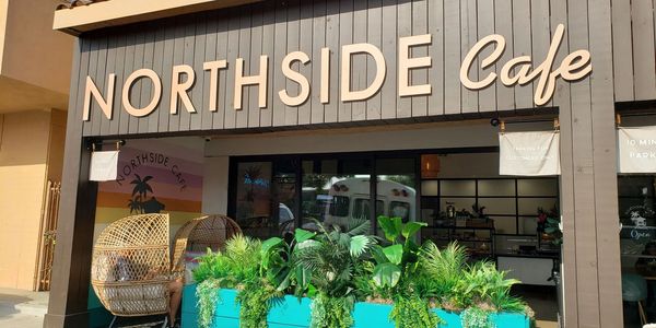 The front of Northside Cafe in Huntington Beach, CA.
