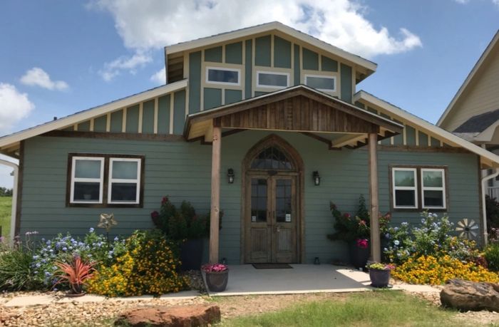 Inside the converted Barn are 2 suites and a Great Room for gatherings.