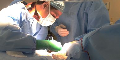 Implante de CDI - durante procedimento