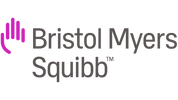 A black and white image of the bristol my squibb logo.