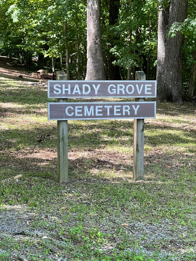 Shady Grove Entrance Sign
