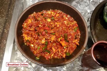 Korean Cuisine - Photos - Breakfast Chilies