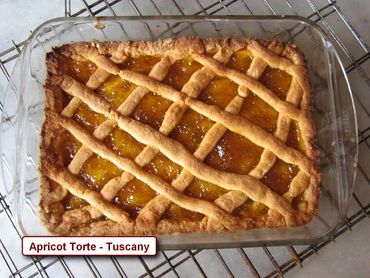 Italy Food Photos - Apricot Torte