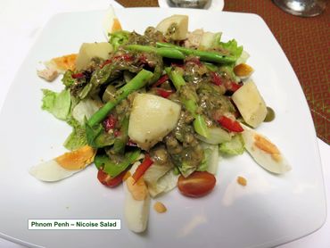 Cambodian Food - Nicoise Salad