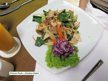 Cambodian Food Photos - Chicken SWalad