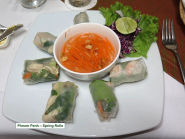 Cambodian Food Photos - Spring Rolls