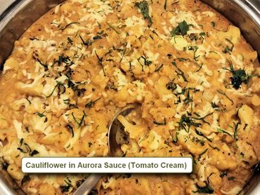 Southern Indian Food - Photos - Cauliflower in Aurora Sauce
