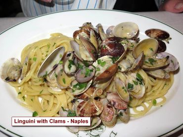 Italy Food Photos - Linguini with Clams - Naples