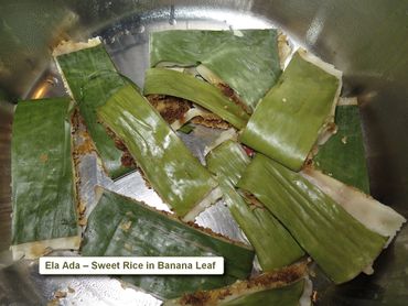 Southern India Food - Photos - Ela Ada (Sweet Rice in Banana Leaf)