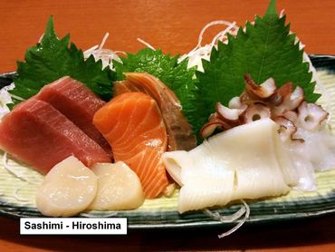 Photos of Meals in Japan - Sashimi