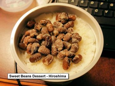 Photos of Meals in Japan - Sweet Beans Dessert