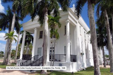 Southwest Florida History Photos - Everglades City Hall, 1928, Former Collier County Courthouse