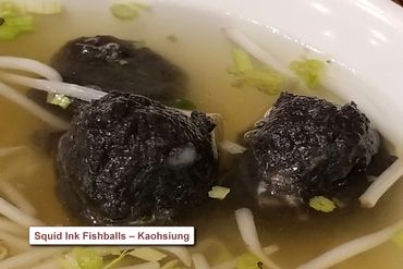 Food of Taiwan - Photos - Squid Ink Fish Balls