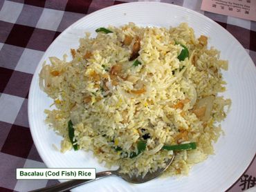 Macau Food - Photos - Bacalau (Cod Fish) Rice