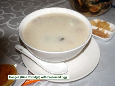 Macau Food - Photos - Congee (Rice Porridge) with Preserved Egg