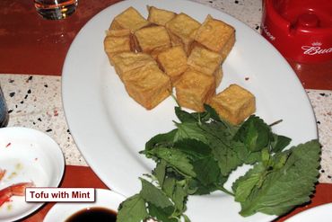 Meals in Vietnam Photos - Tofu with Mint