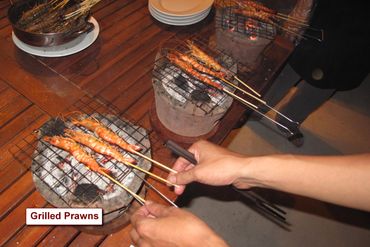 Meals in Vietnam Photos - Grilled Prawns