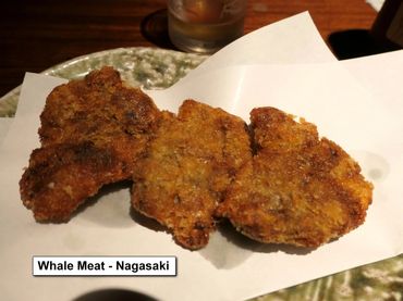 Photos of Meals in Japan - Whale Meat